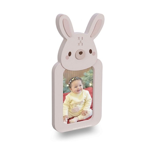 Porta Retrato Decorativo Infantil Coelho - Fofura - 117070