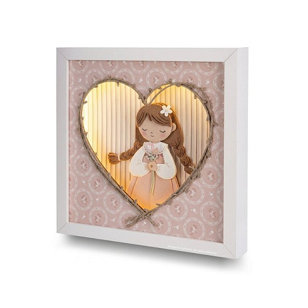 Quadro Decorativo De Luz Menina - Revoada - 118505