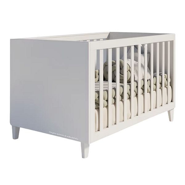 Berço Lili II 2 Em 1 - Branco