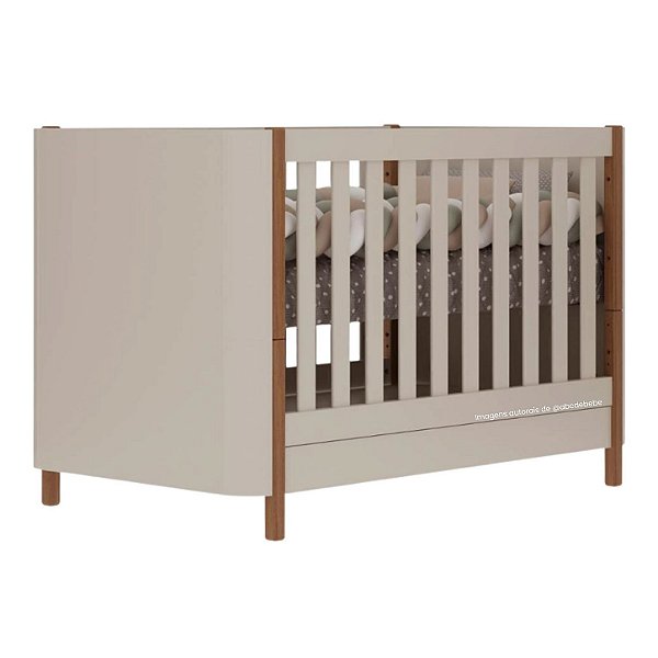 Berço Que Vira Mini Cama 2 Em 1 Olivia - Off White