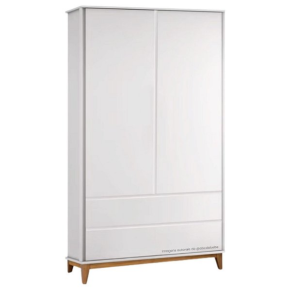 Guarda-Roupa 2 portas Nordic - Branco