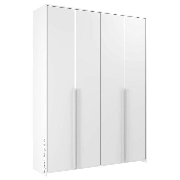 Guarda-Roupa Modulado 4 Portas - Branco