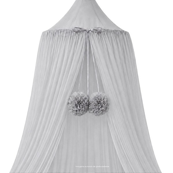 Dossel Tenda Mosquiteiro - Cinza