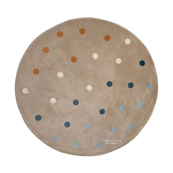 Tapete Infantil Ah Mar Bubbles Colorido - Redondo
