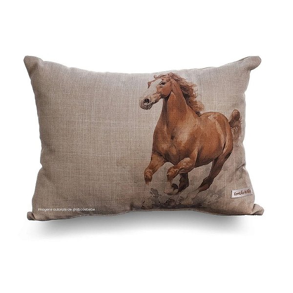Almofada Com Estampa De Cavalo - Cavalos - 98-10