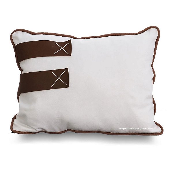 Almofada Decorativa Artesanal Faixa - Cavalos - 98-15