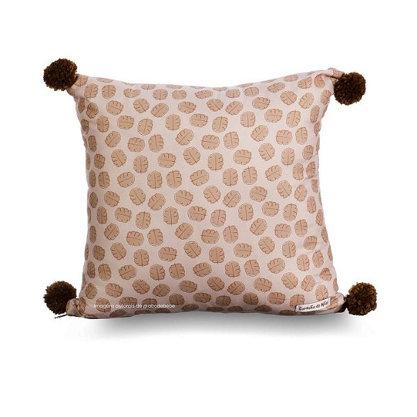 Almofada Estampada Com Pompom - Bichos Baby II - 99-09
