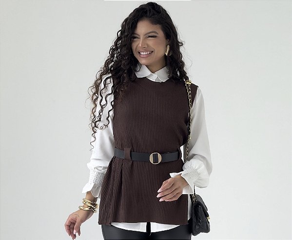 Conjunto camisa + blusa