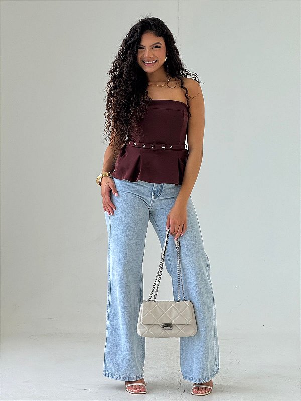CALÇA WIDE LEG OCASIAO