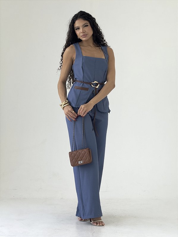Conjunto Azul Marinho Elegante