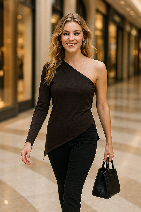 Blusa Ombro Único