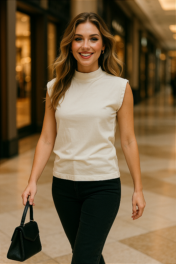 Blusa Branca Básica