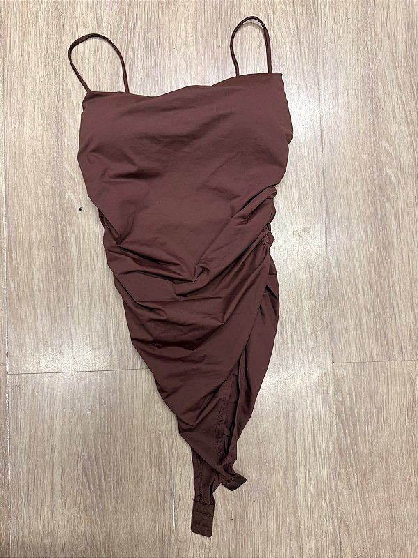Body Drapeado Marsala