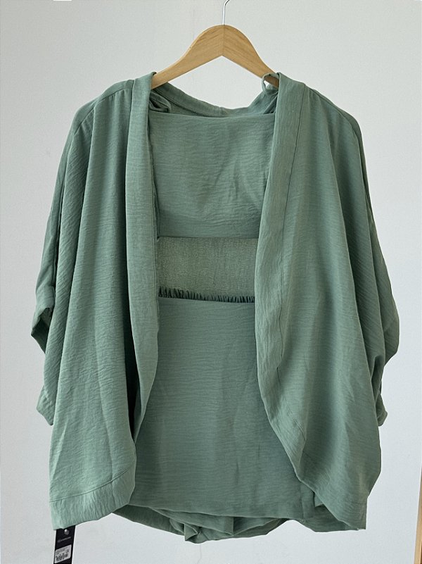 Trijunto Kimono Verde Menta