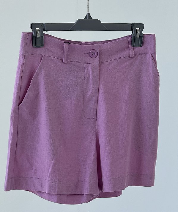 Shorts Casual Lilás