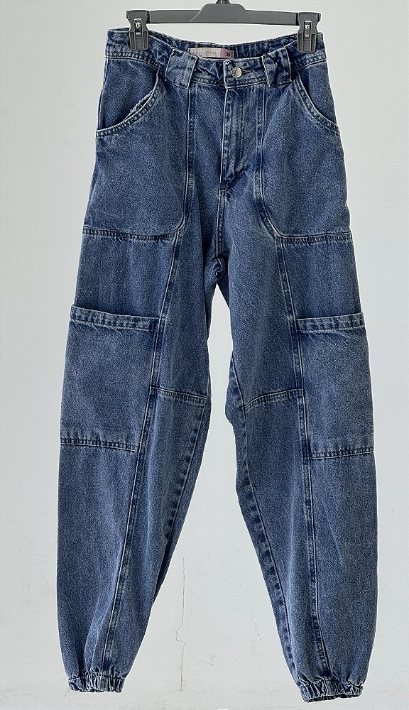 Calça Jeans Cargo Jeans