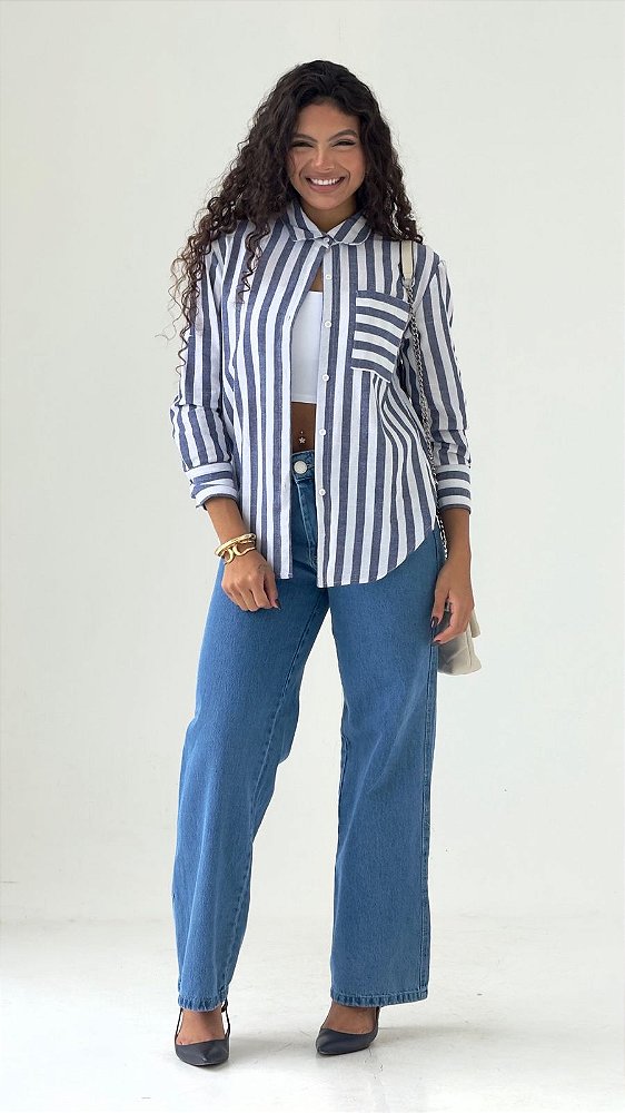 Calça Jeans Wide Leg Jeans
