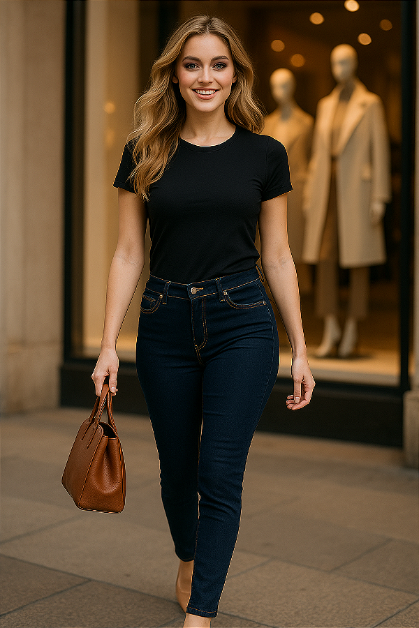 Calça Skinny Jeans Bmix