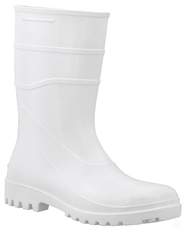 Bota PVC BRANCA/MÉDIO CA37456 (Bracol) - SEGURANÇA BRASIL EPI - EQUIPAMENTO  DE PROTEÇÃO INDIVIDUAL (EPI)