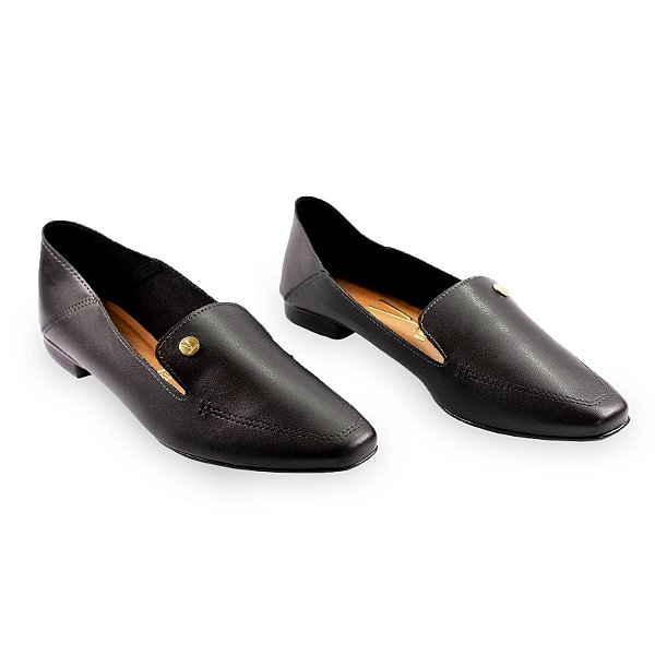 Mocassim Feminino Vizzano Preto - Princesa Calçados