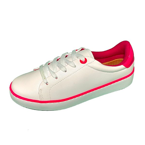 tenis pink calçados