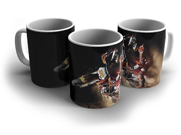 Caneca De Moto Cross