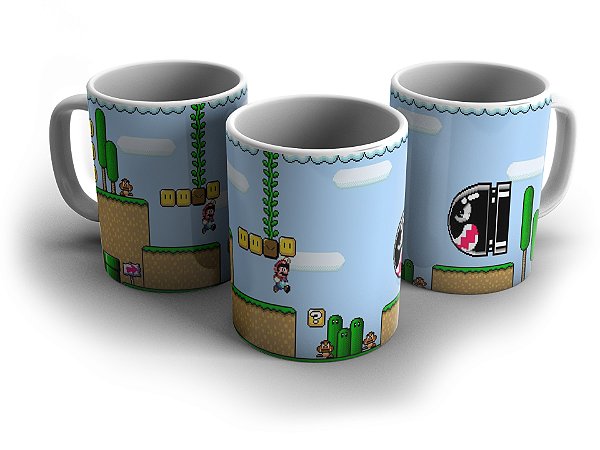 Caneca Do Super Mario World