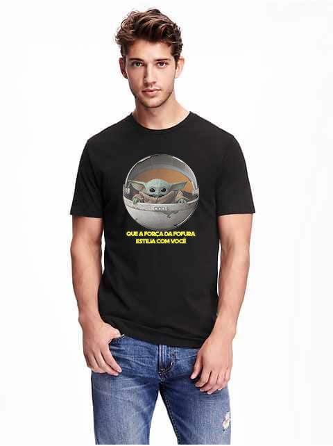 Camiseta Que a Força da Fofura Esteja com Você