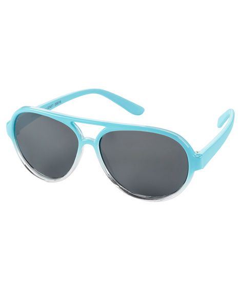 Óculos de sol Aviador azul claro 0-24 meses com proteção 100% UVA/UVB - CARTERS