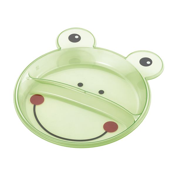 Prato raso com divisórias Sapo Funny Meal - MULTIKIDS BABY