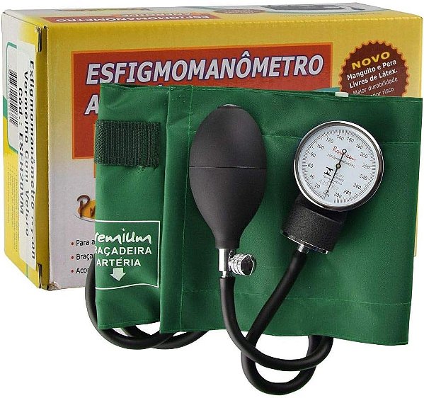 Esfigmomanômetro aneroide Premium Verde