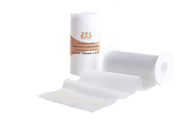 FITA ADESIVA TRANSPORE EM POLIETILENO 100X4,5M WILTEX