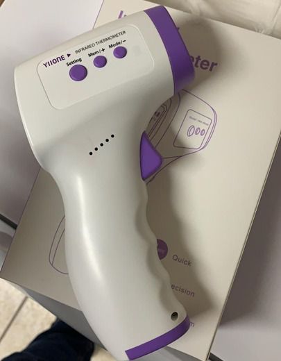 Termometro Corporal Digital com Infravermelho Laser IR-FM sem contato, sem toque