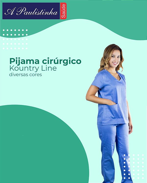 PIJAMA CIRÚRGICO KOUNTRY LINE