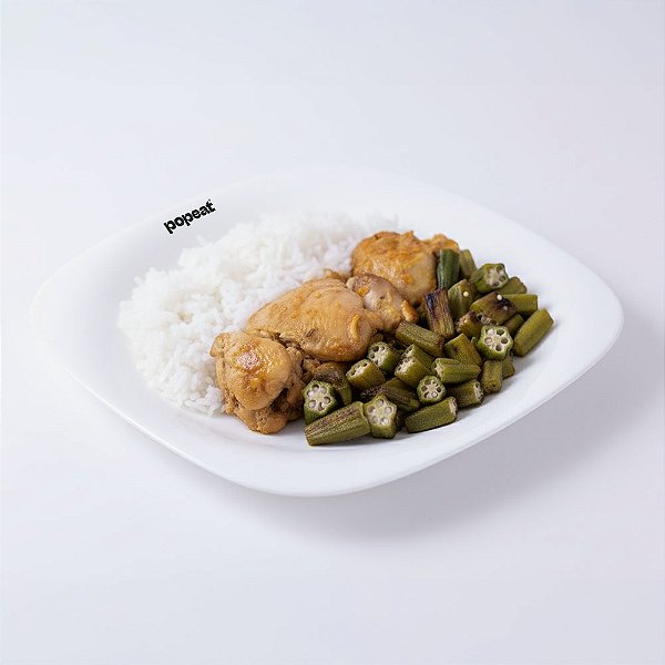 Franguinho Ensopado com Quiabo e Arroz Branco | 300g : 1_un