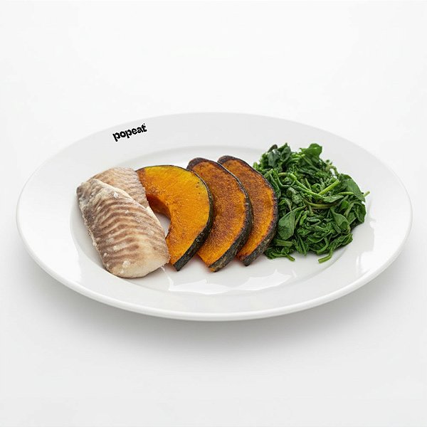 Tilápia com Aboborá Assada e Espinafre | 300g | EMG : 1_un