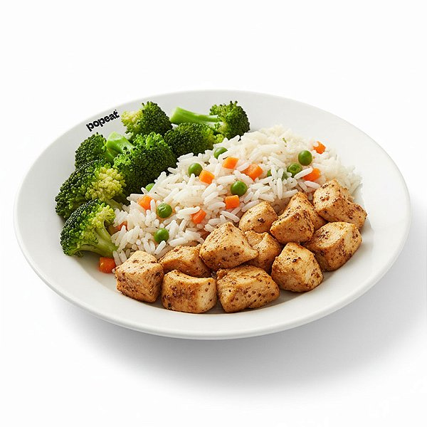 Frango Grelhado com Arroz à Grega e Brócolis | 300g | AP : 1_un