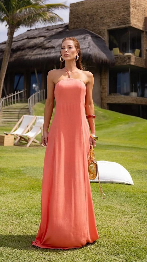 Vestido Longo Lançamento Verão