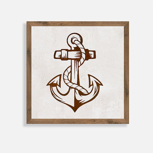 Quadro Rústico Âncora