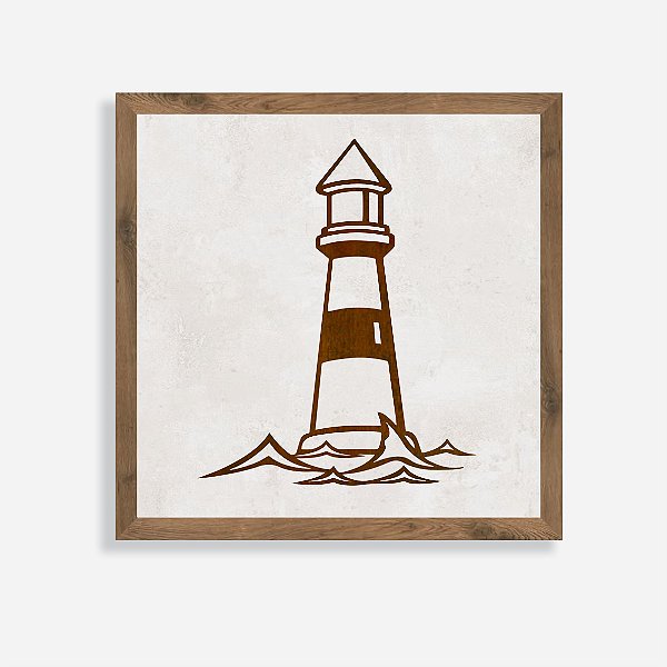 Quadro Rústico Farol