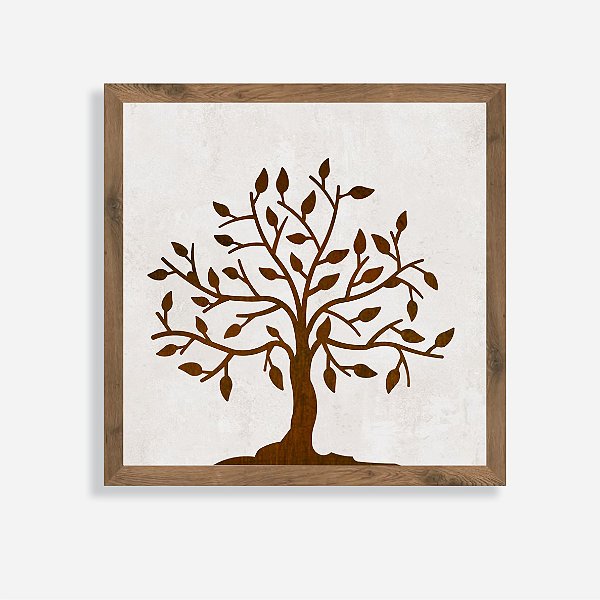 Quadro Rústico Árvore da Vida
