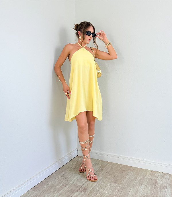 Vestido Helena Amarelo