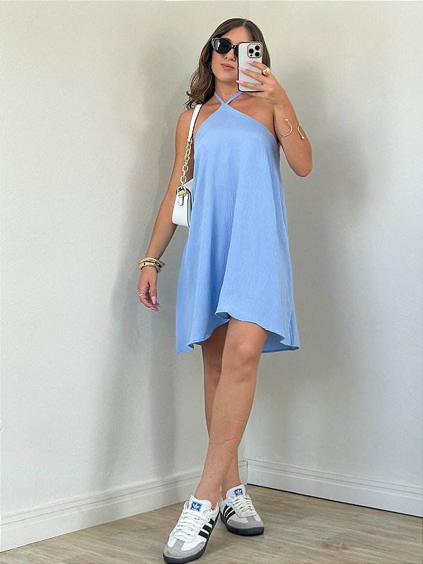 Vestido Helena Azul