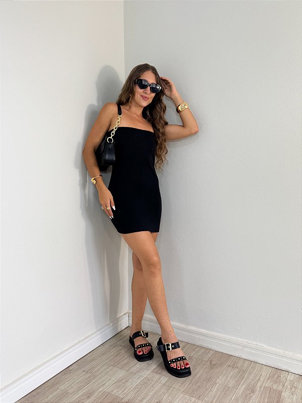 Vestido Albany Curto Preto