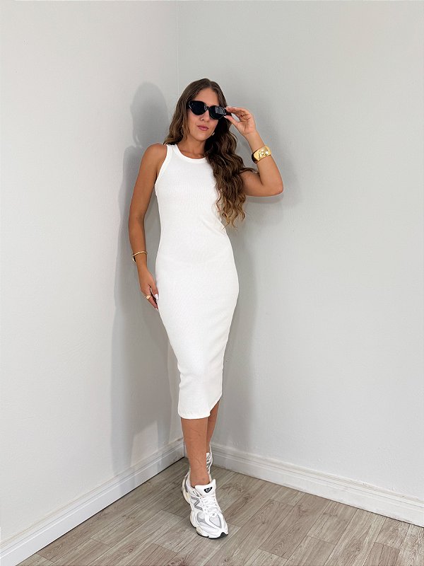 Vestido Regata Midi Off