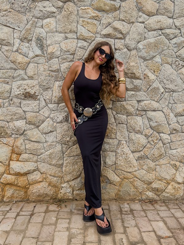 Vestido Basic Preto