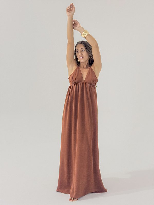 Vestido Tijuca Marrom