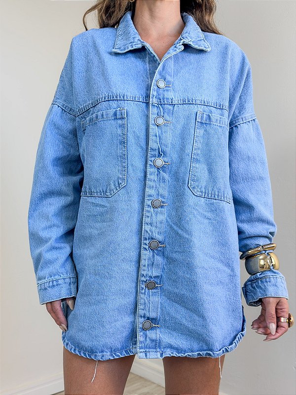 Camisa Jeans Oversized