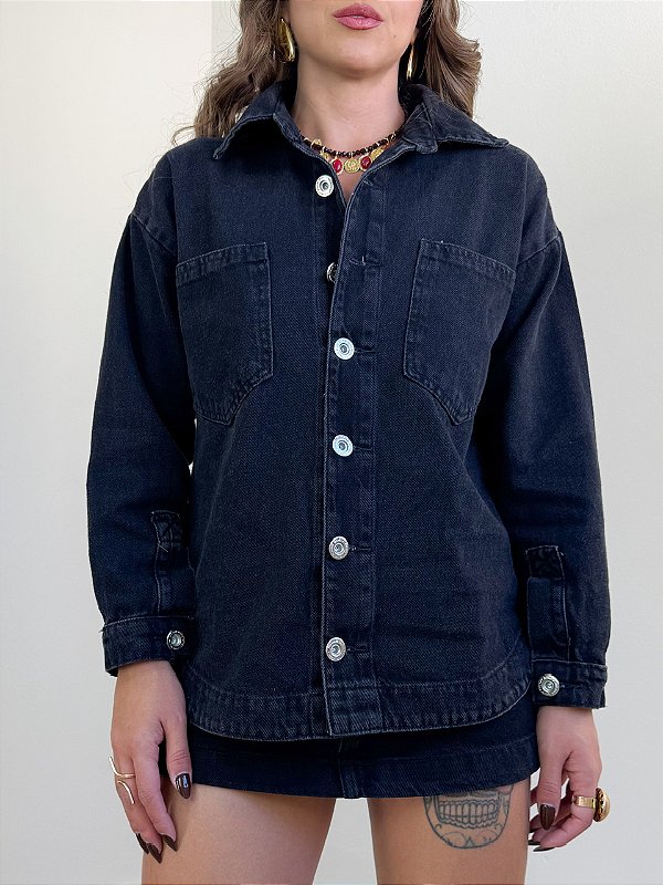 Camisa Jeans Black
