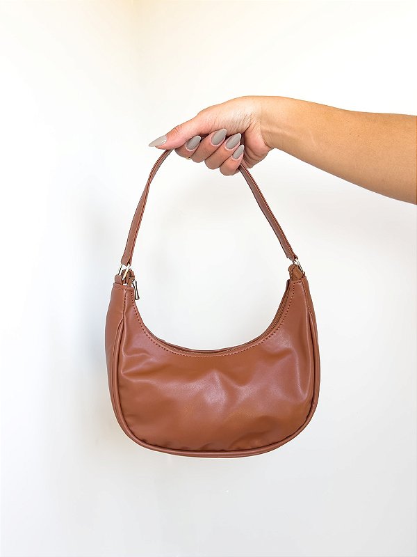 Bolsa Baguete Marrom